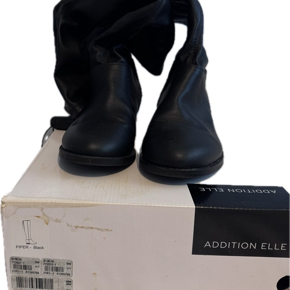 Additions-Elle ‘Piper’ 9W Black 24” Over Knee, High Boots Whimsigoth EUC - Picture 11 of 11